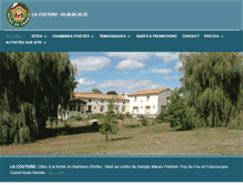 Tablet Screenshot of location-gite-chambre-hote-hebergement-vacances-lacouture.com